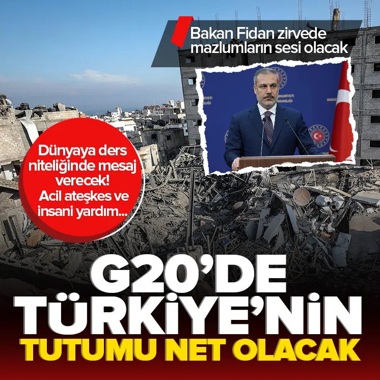 G20de Türkiyenin tutumu net olacak