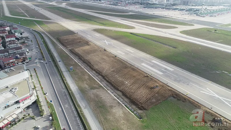 İstanbul'daki salgın hastanelerindeki çalışmalar gece de devam etti! Havadan böyle görüntülendi 16