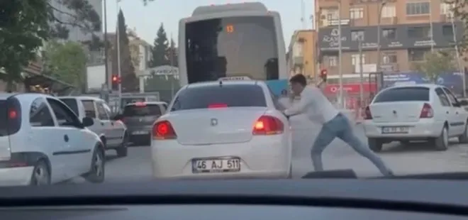 Kahramanmaraş'ta trafikte kavga