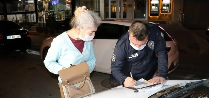 Bahanesi cezadan kurtaramadı! Sokağa çıkma yasağını çiğneyen kadına ceza kesildi