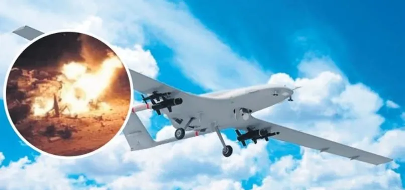 Sincar bölgesinde SİHA’lar teröristleri takip edip nokta atışıyla vurdu