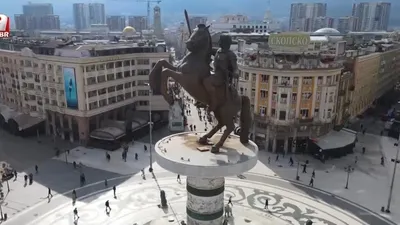 A Haber Üsküp sokaklarında