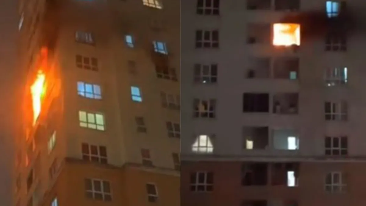 Esenyurt’ta 26 katlı binada yangın paniği!
