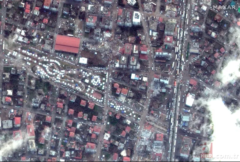 Depremin boyutu uydudan görüntülendi! ABD'li şirket paylaştı | İşte uydu görüntüleriyle yıkımın öncesi ve sonrası 22