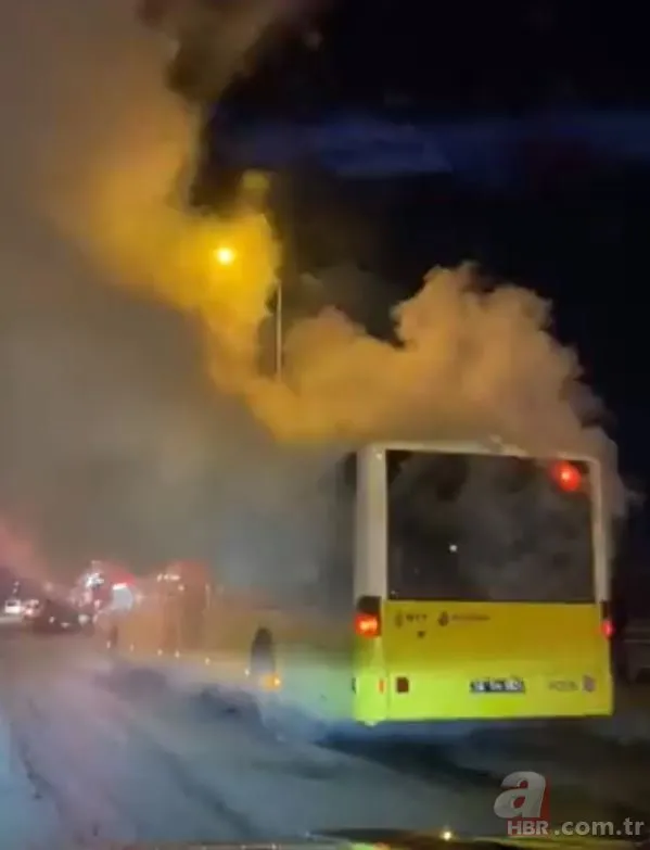 İETT’lerden dumanlar yükseliyor! İBB izliyor | Arnavutköy’de korkutan görüntüler