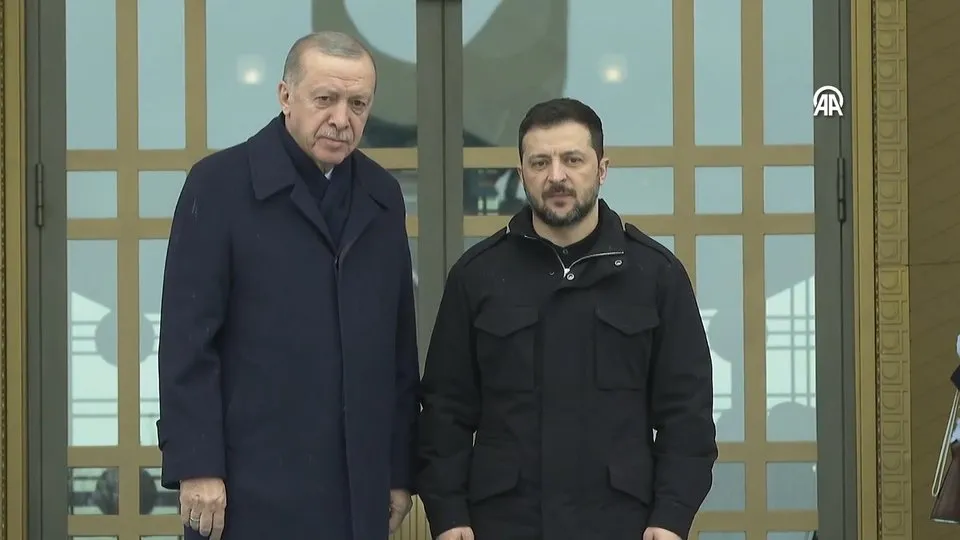Başkan Erdoğan Ukrayna Devlet Başkanı Zelenskiy ile görüştü