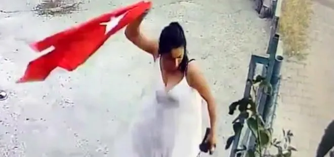 Adana’da Türk bayrağına çirkin saldırı! Küstah sözler söyleyen kadın tutuklandı