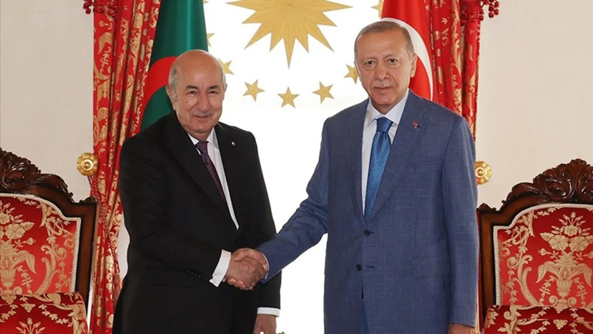 Başkan Erdoğan’ın davetine icabet! Cezayir Cumhurbaşkanı Tebbun Türkiye’ye geliyor