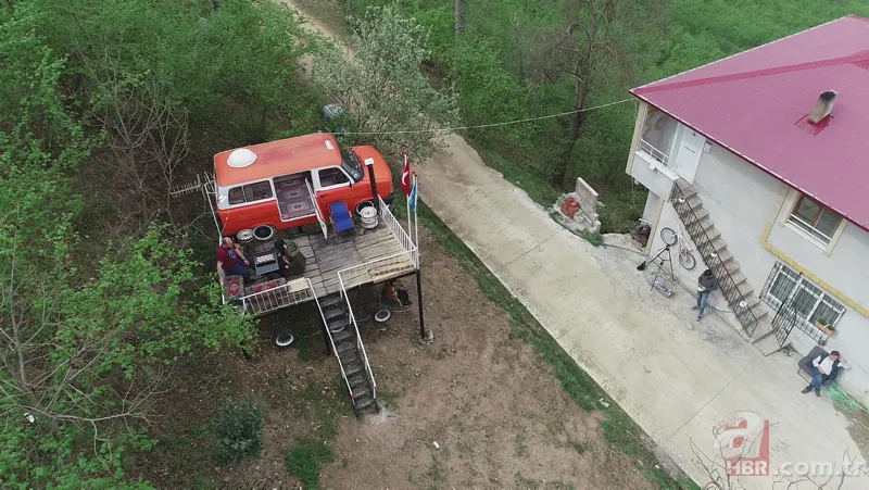 Karadeniz zekasını konuşturdu! Kızları ağaç ev isteyince… 20