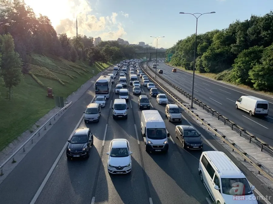 FSM'de onarım başladı! Trafik haritası kırmızıya döndü 12