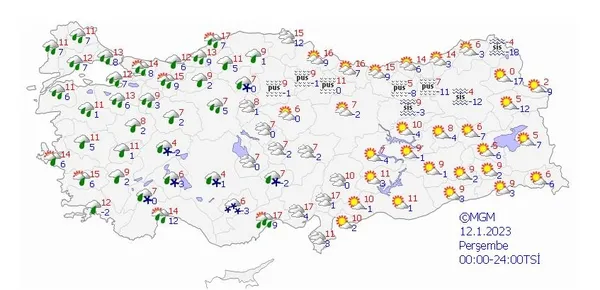 Meteoroloji'den sarı ve turuncu kodlu uyarı! Kar ve sağanak geliyor ❄ Hangi ilde kar hangi ilde yağmur yağacak? ⛈ İstanbul için saat verildi - 11