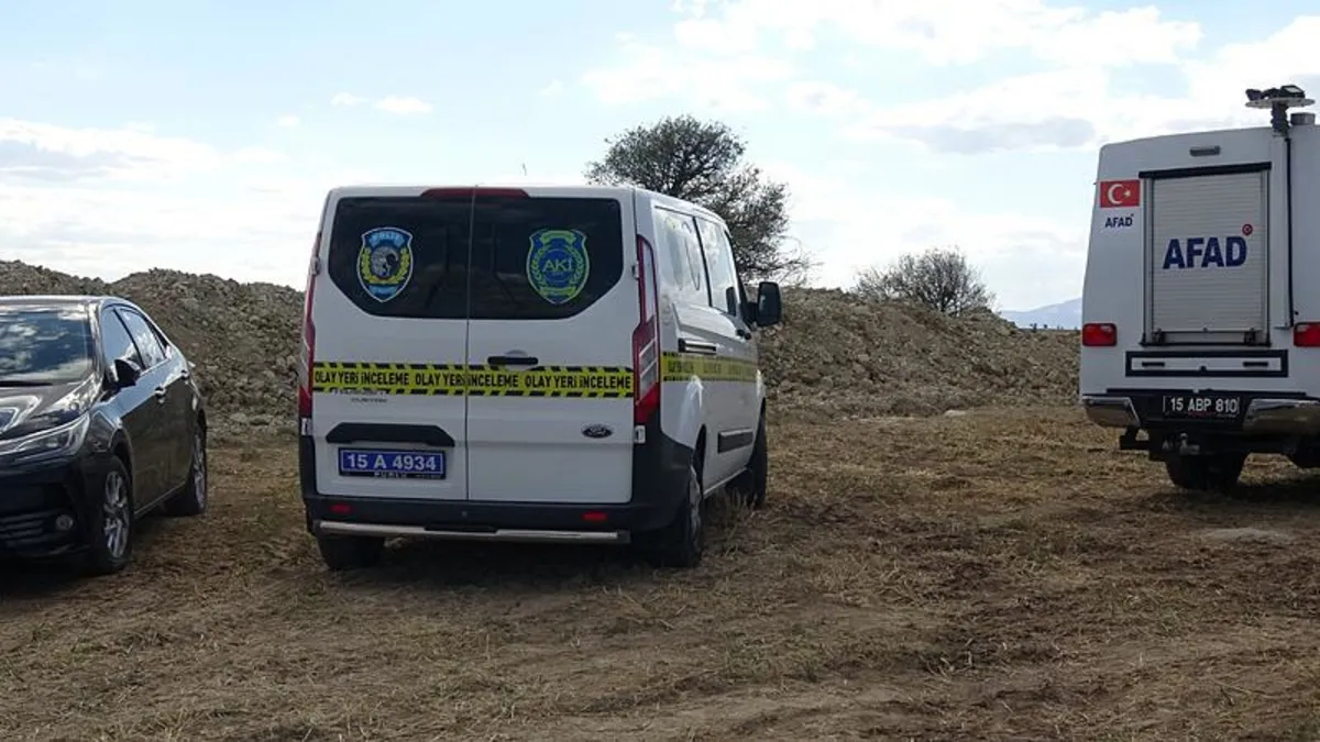 Burdur'da drenaj inşaatında göçük! 1 ölü