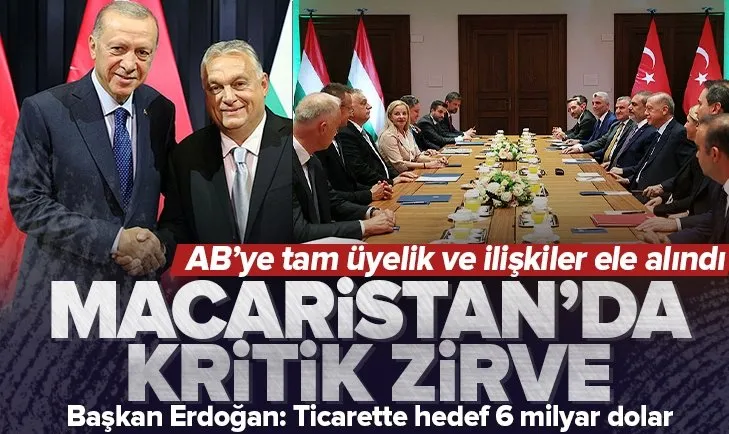 Başkan Erdoğan, Viktor Orban ile görüştü