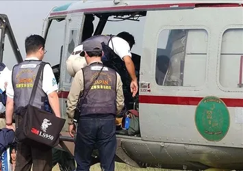 Japonya'da düşen helikopterde 9 kişi öldü