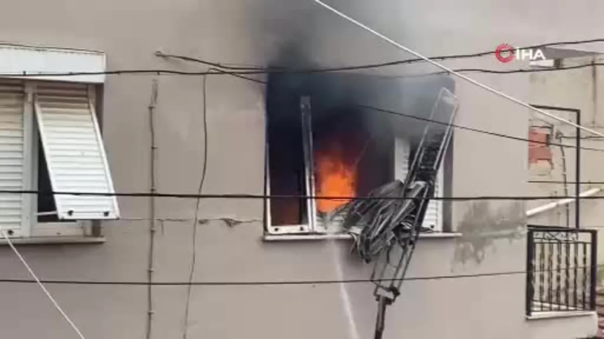Manisa Alaşehir'de korkutan yangın