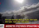 Akdenizde uyuşturucu operasyonu kamerada