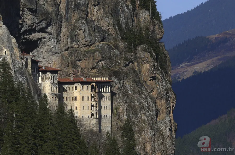 Sümela Manastırı`nın bilinmeyeni daha ortaya çıktı 15