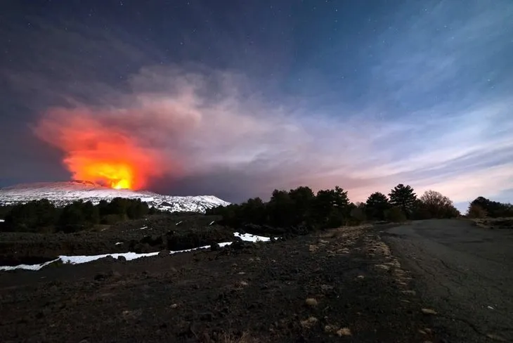 Etna Yanardağı’nda patlama: 10 turist yaralandı