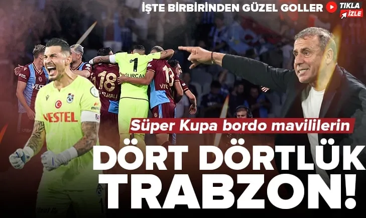 Süper Kupa Trabzonsporun!