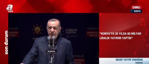 Başkan Recep Tayyip Erdoğan: Faizi tek haneye indirdik enflasyon da inecek!