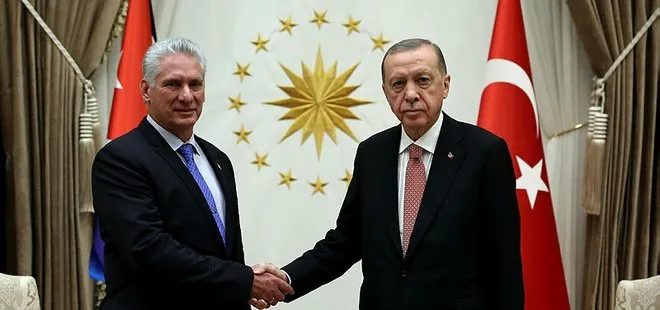 Başkan Erdoğan ile Küba Devlet Başkanı Bermudez’den flaş açıklamalar: Hedef 200 milyon dolar! 6 anlaşma...