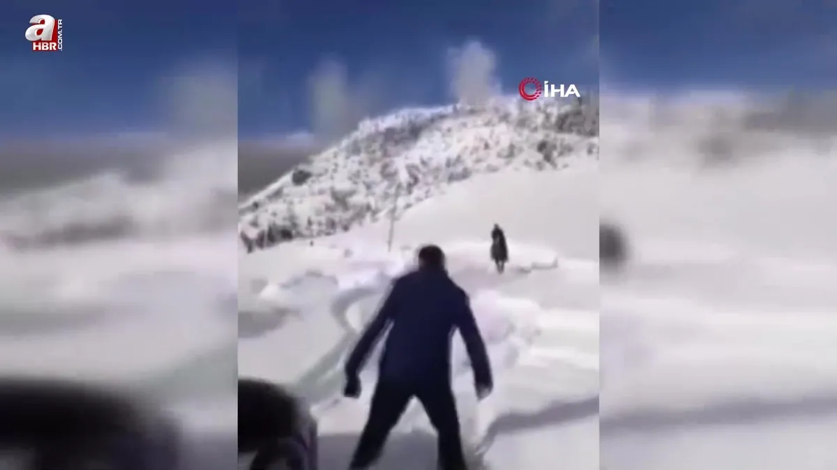 Kar üstünde 4 nala eğlence kötü bitti