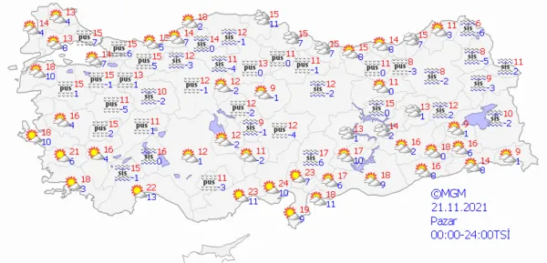 1637159697463.png Sağanak yağış ve buzlanma geliyor! Meteoroloji gün verip uyardı! İstanbul Ankara İzmir'de bu hafta hava durumu nasıl olacak? - 8