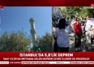 Son dakika: İstanbulda şiddetli deprem! Avcılarda caminin minaresi yıkıldı |Video