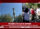 Son dakika: İstanbulda şiddetli deprem! Avcılarda caminin minaresi yıkıldı |Video
