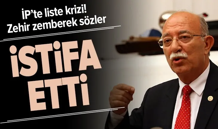 Son dakika: İYİ Parti’de liste krizi! Adana Milletvekili İsmail Koncuk istifa etti
