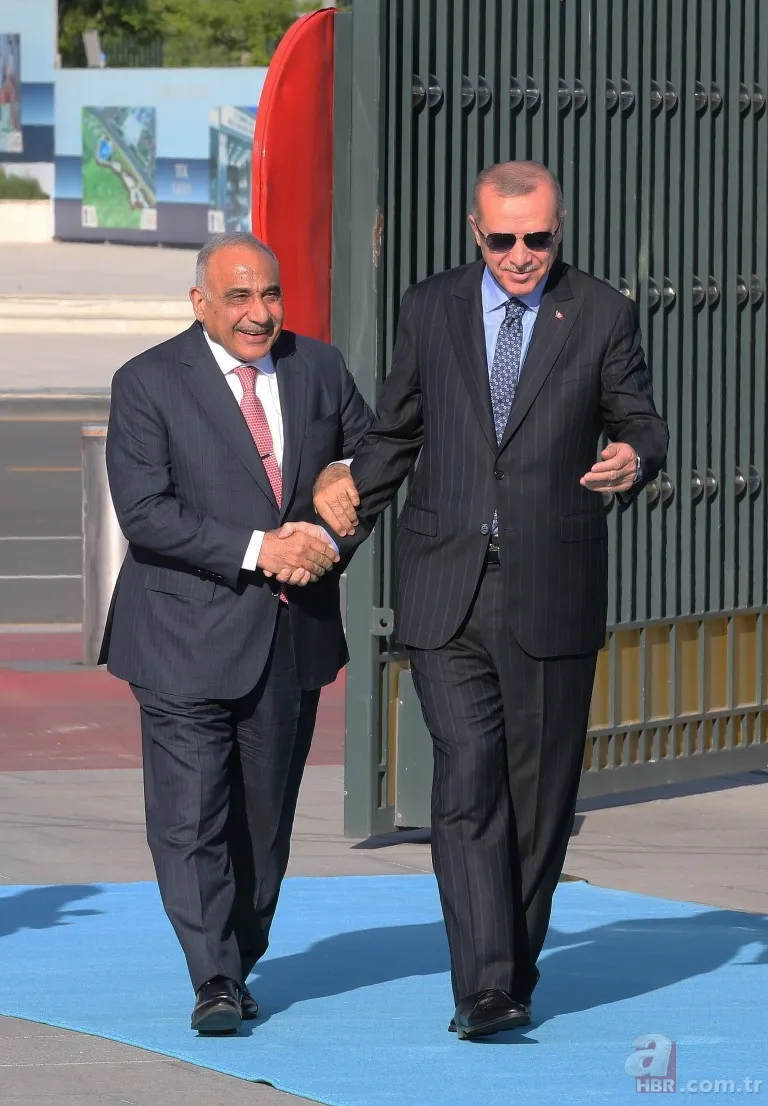 Başkan Erdoğan, Irak Başbakanı Abdulmehdi'yi resmi törenle karşıladı 11