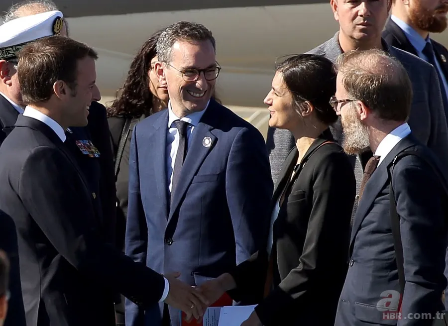 Fransa Cumhurbaşkanı Macron İstanbul'a geldi 8