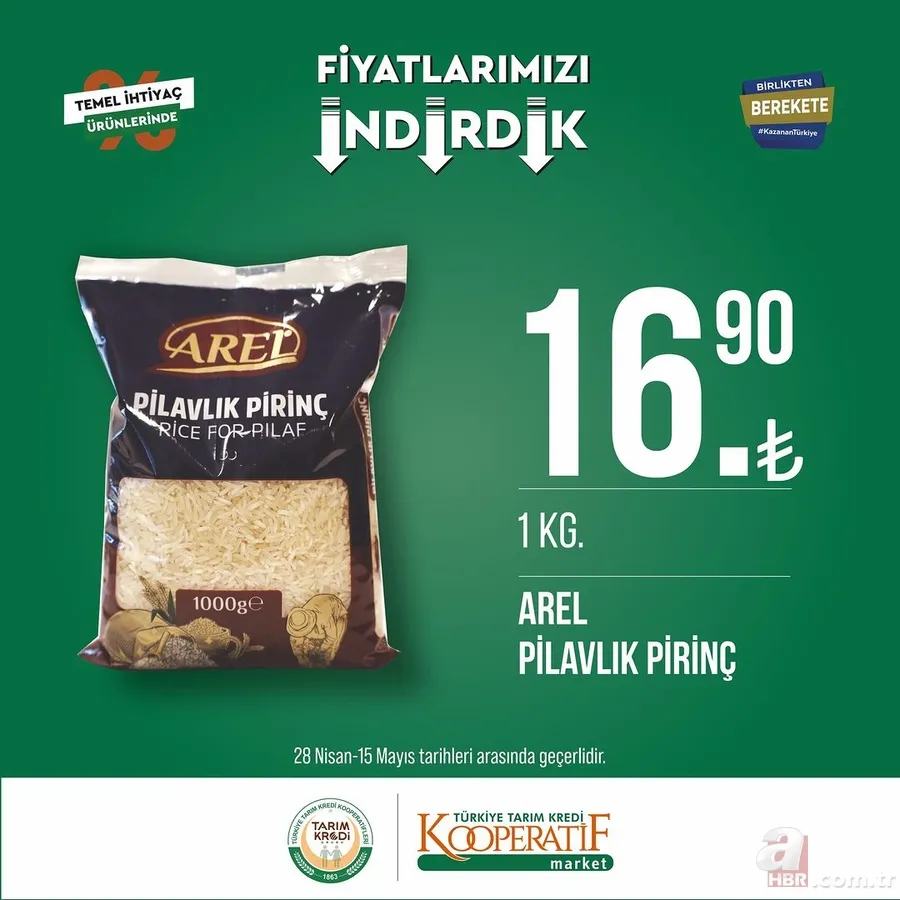 TARIM KREDİ MARKETlerinde indirimsiz ürün kalmadı! Ucuzluk başladı! Sucuk, Tereyağı, peynir, et, şeker, çay, tuvalet kağıdı... 22