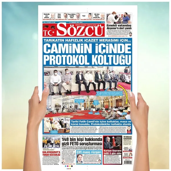 Sözcü Gazetesi hafızlık icazet törenini hedef aldı! Skandal habere sert tepki: Vicdanlarda mahkum olacaklar - 1