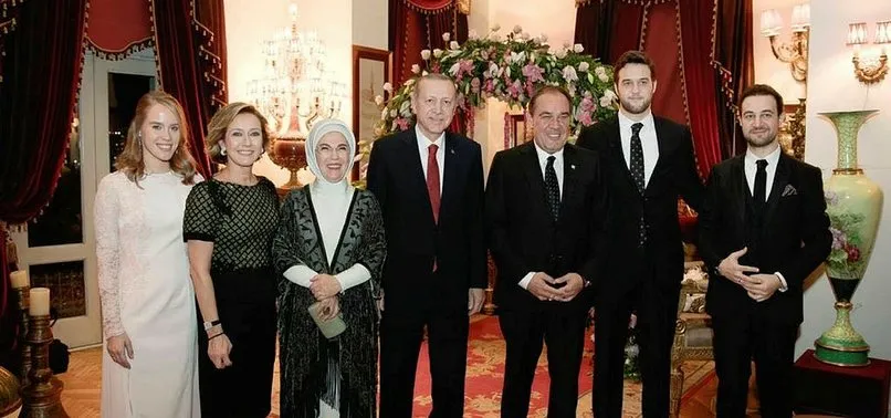 Kalyoncu ve Demirören ailesinin mutlu günlerine Başkan Erdoğan ortak oldu