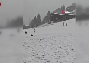 Ayder Yaylası beyaza büründü