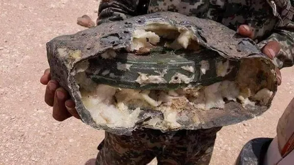 Afrin'de taş süsü verilmiş mayın bulundu - 1