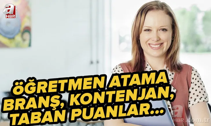 20 bin öğretmen ataması branş dağılımı, kontenjan ve taban puanlar listesi! 2022 öğretmen atama başvurusu ne zaman? 1