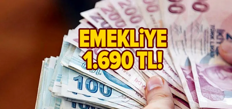 Milyonlar bekliyordu tarih belli oldu: Emekliye 1.690 TL