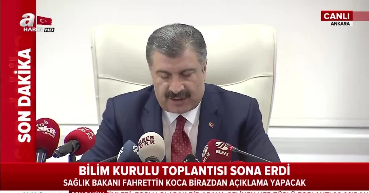 Son dakika: Sağlık Bakanı Fahrettin Koca'dan koronavirüs hakkında önemli açıklama