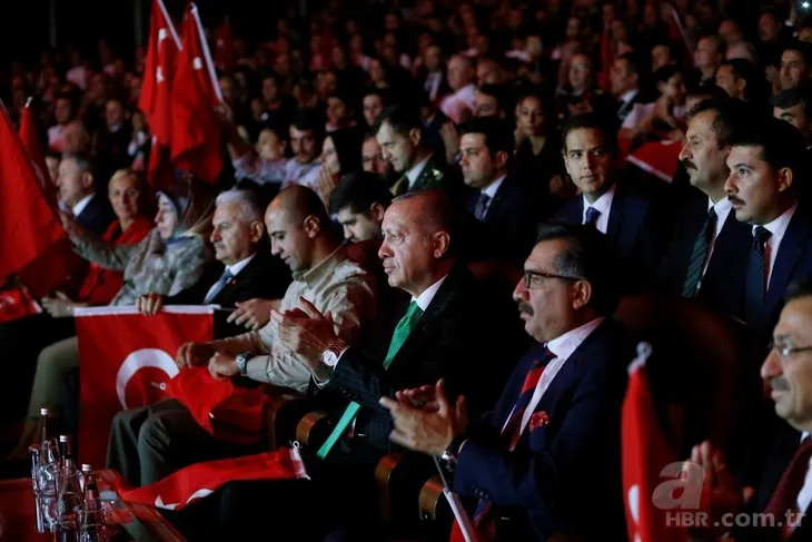 Başkan Recep Tayyip Erdoğan Gazileri ağırladı
