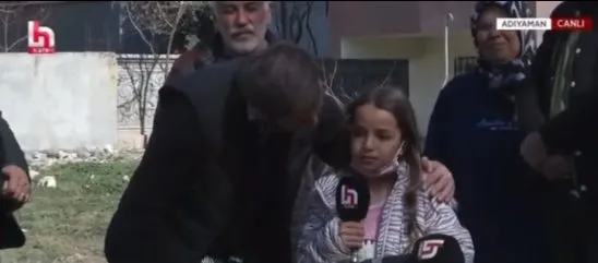 Halk TV'de vicdanlara sığmayan yayın! Depremzede küçük kızın acısına acı katıp reyting derdine düştüler