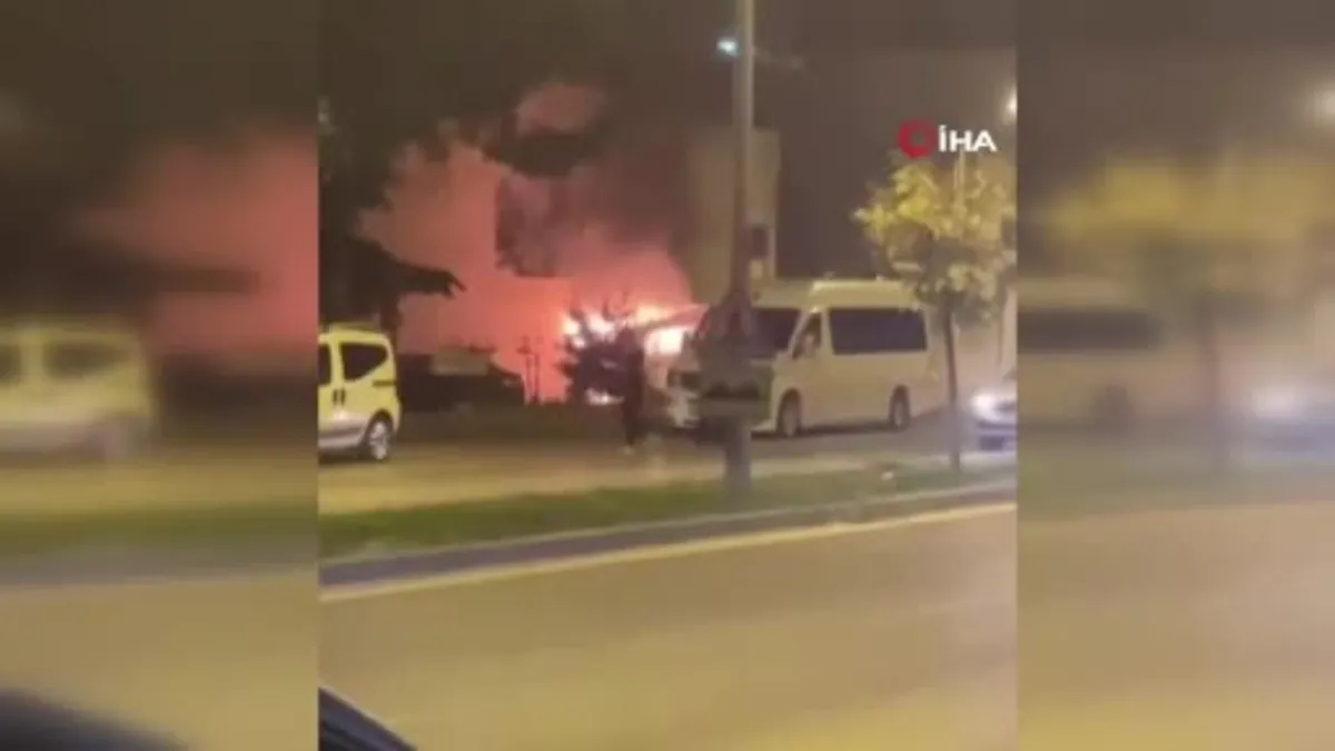 Bursa'da tostçu alevlere teslim oldu