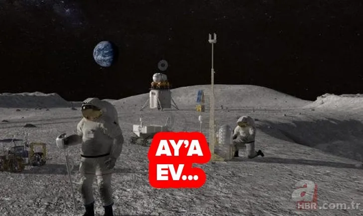 Ay’a ev yapmak için çalışmalar başladı! ESA Ay projesini duyurdu! İşte o evler...
