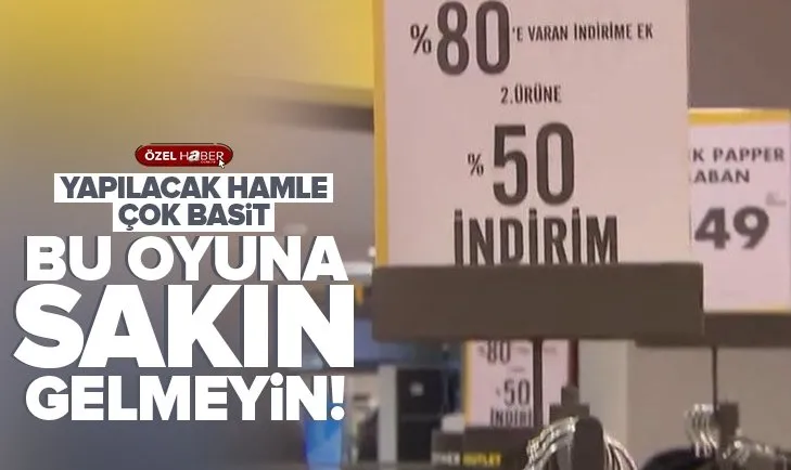 Uzmanlar etiket oyunlarına karşı uyarıyor! Alışverişte ‘indirim’ aldatmacasına dikkat