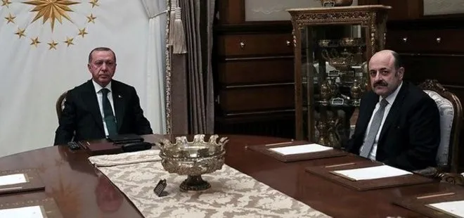 Başkan Erdoğan YÖK Başkanı Yekta Saraç’ı kabul etti
