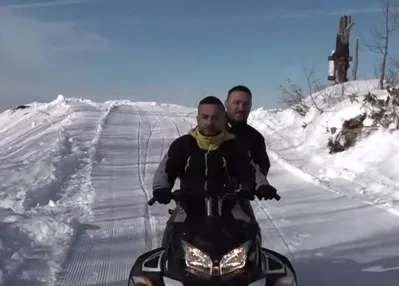 Handüzü yaylası beyaza büründü