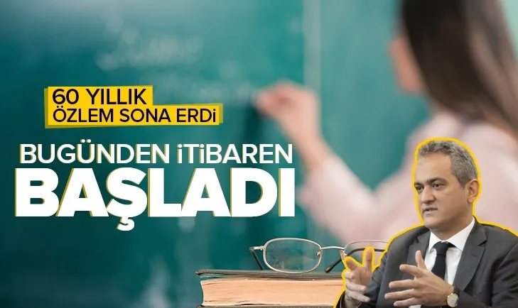 Son dakika: Milli Eğitim Bakanı Mahmut Özer’den Öğretmenlik Meslek Kanununa ilişkin açıklama: 60 yıllık özlem sona erdi