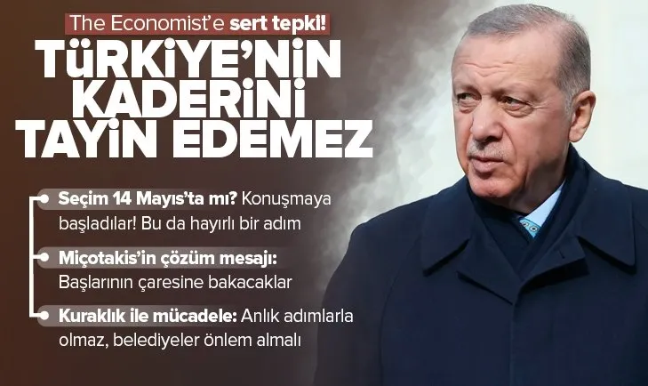 Başkan Erdoğan’dan The Economist’e sert tepki!