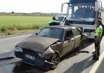 Manavgat'ta zincirleme kaza: 1 yaralı